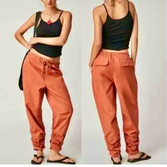 Free People Pants - NWT Free People New Light Parachute Pants Myrhh Sz XS TERRACOTTA!!!